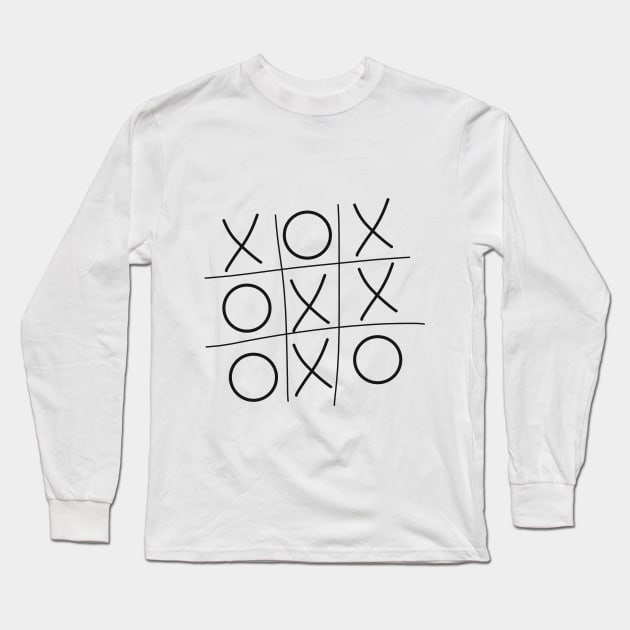 tick-tack-toe Long Sleeve T-Shirt by TanyaHoma